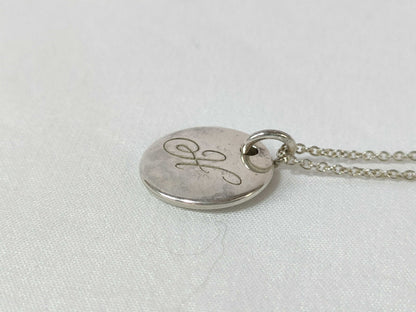 Tiffany & Co. Initial Necklace, SV925, 3.1g