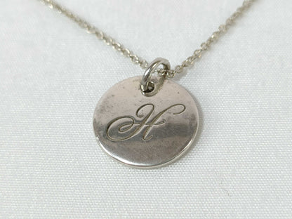 Tiffany & Co. Initial Necklace, SV925, 3.1g