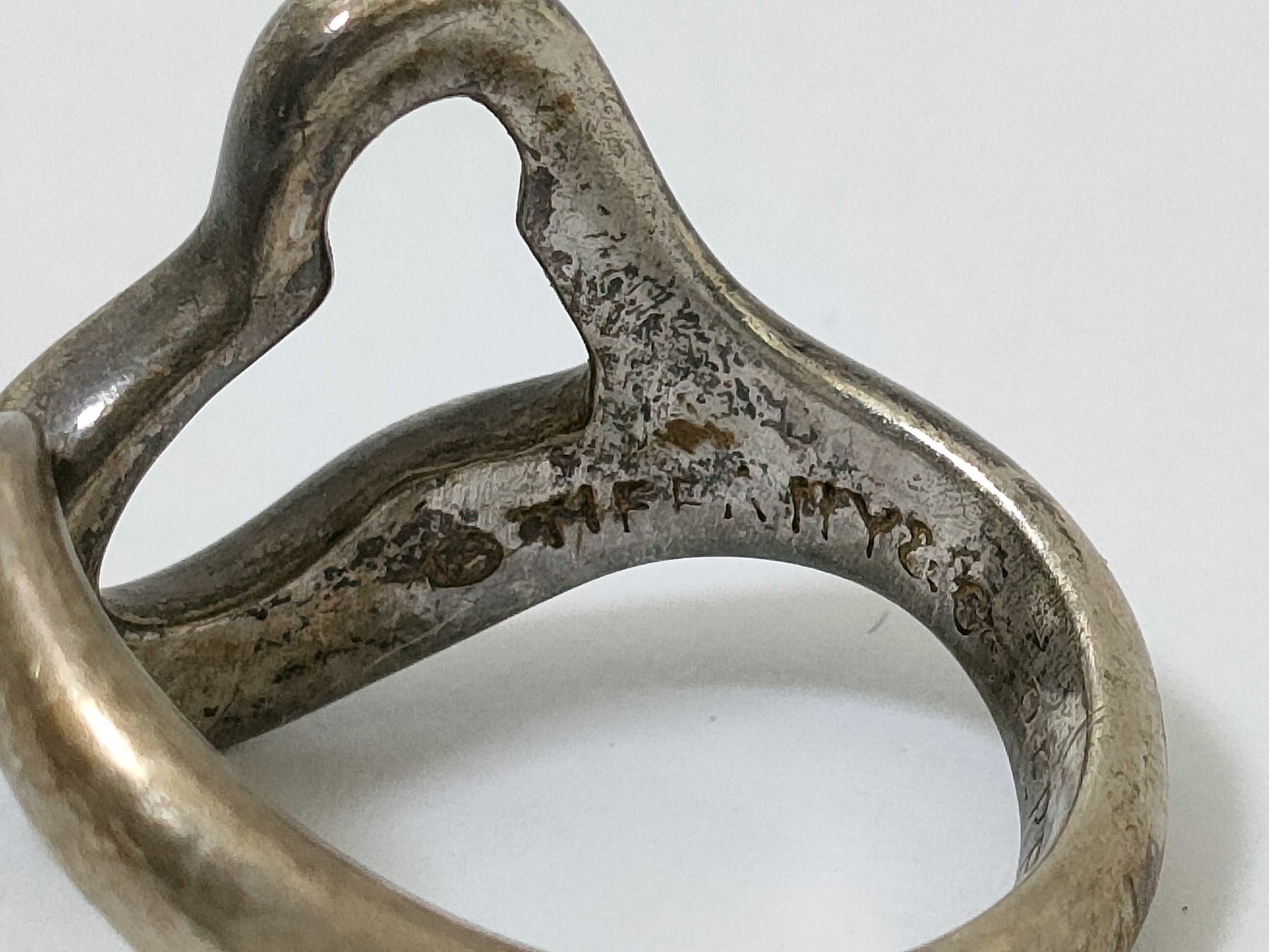Tiffany & Co. Open Heart Ring, 925, 3.8g