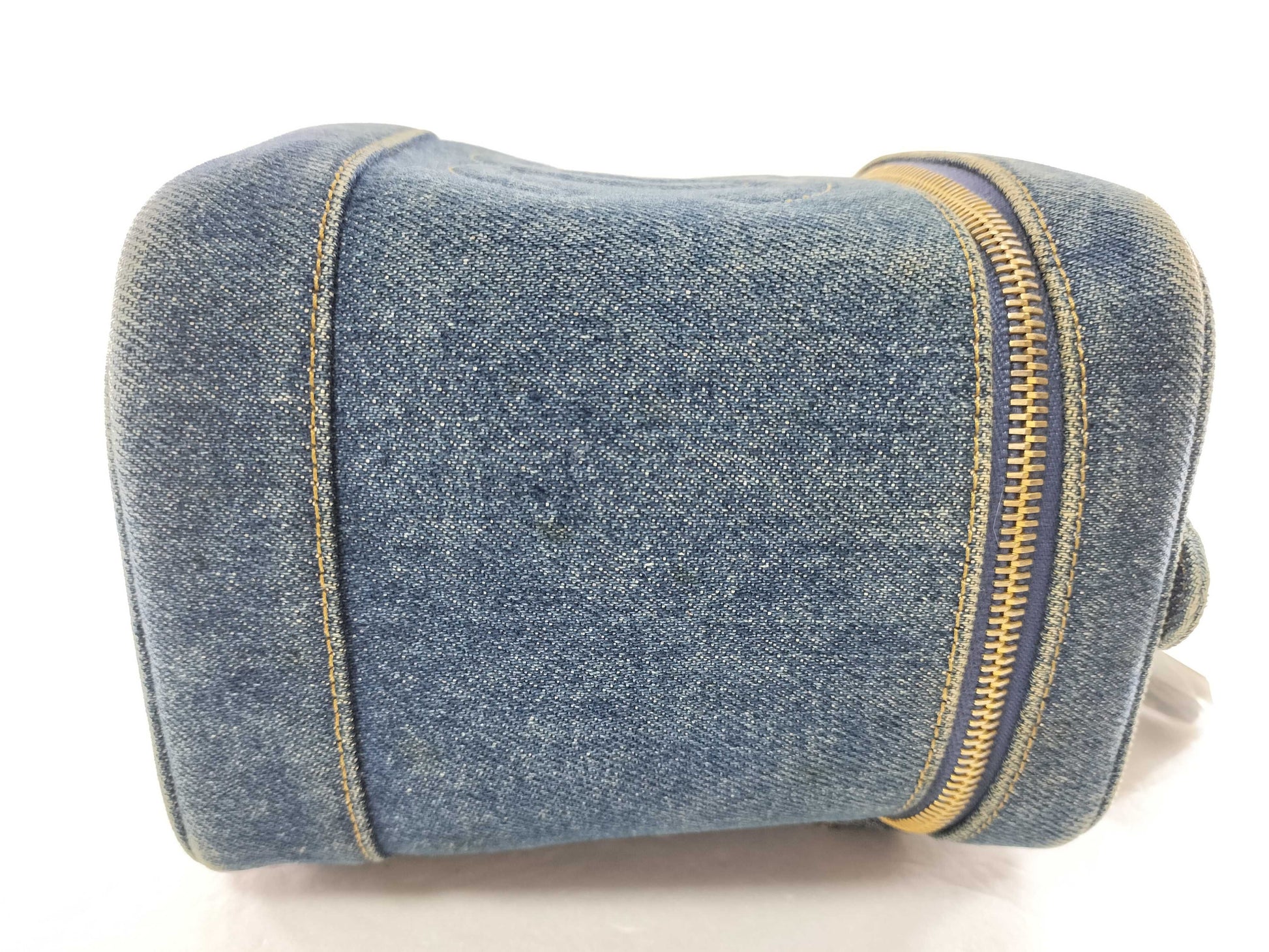 CHANEL Coco Mark Denim Coco Mark Vanity Bag Vanity Bag