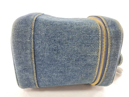 CHANEL Coco Mark Denim Coco Mark Vanity Bag Vanity Bag