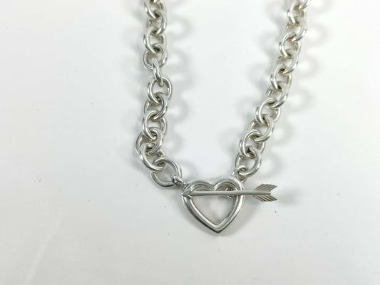Tiffany & Co. Heart and Arrow Toggle Necklace