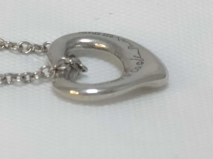 Tiffany & Co. Elsa Peretti Open Heart Pendant Necklace