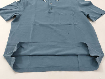 HERMES Polo Shirt Blue L Tops