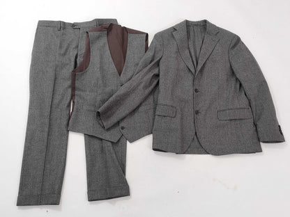 Lardini 3-piece suit, gray, size 50, other apparel