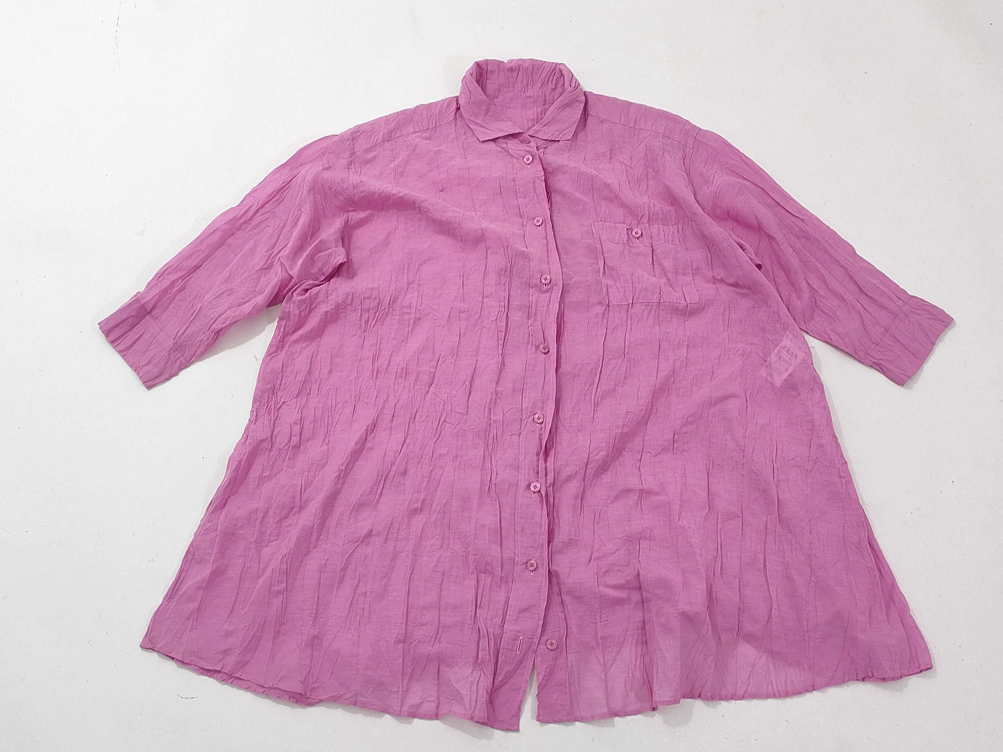 ISSEY MIYAKE Pleats Please Short Sleeve Shirt, Pink