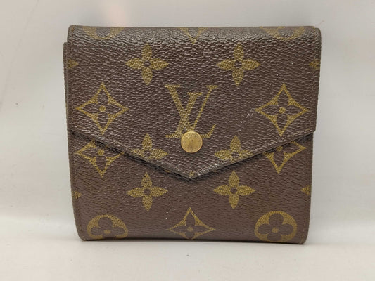 LOUIS VUITTON Monogram Porte Monnaie Carte Credit Wallet