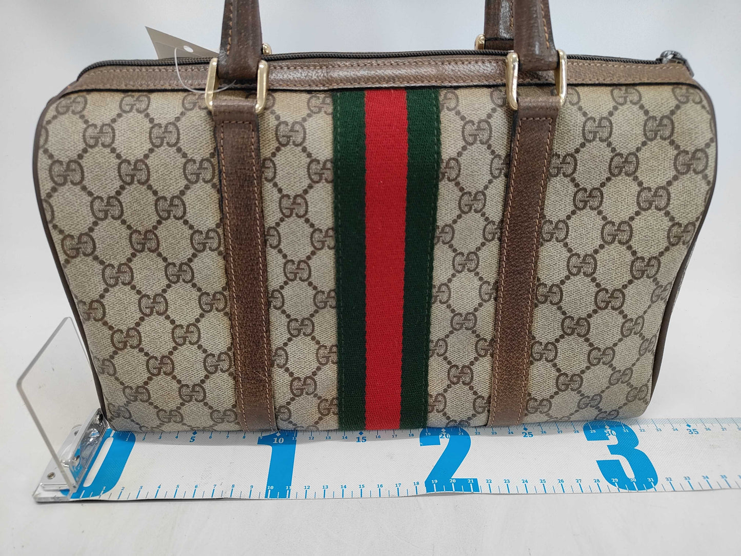 GUCCI Boston Sherry, slightly deteriorated Boston bag