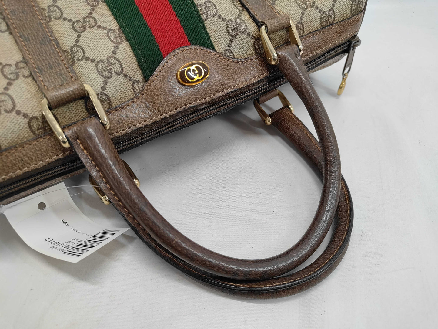 GUCCI Boston Sherry, slightly deteriorated Boston bag