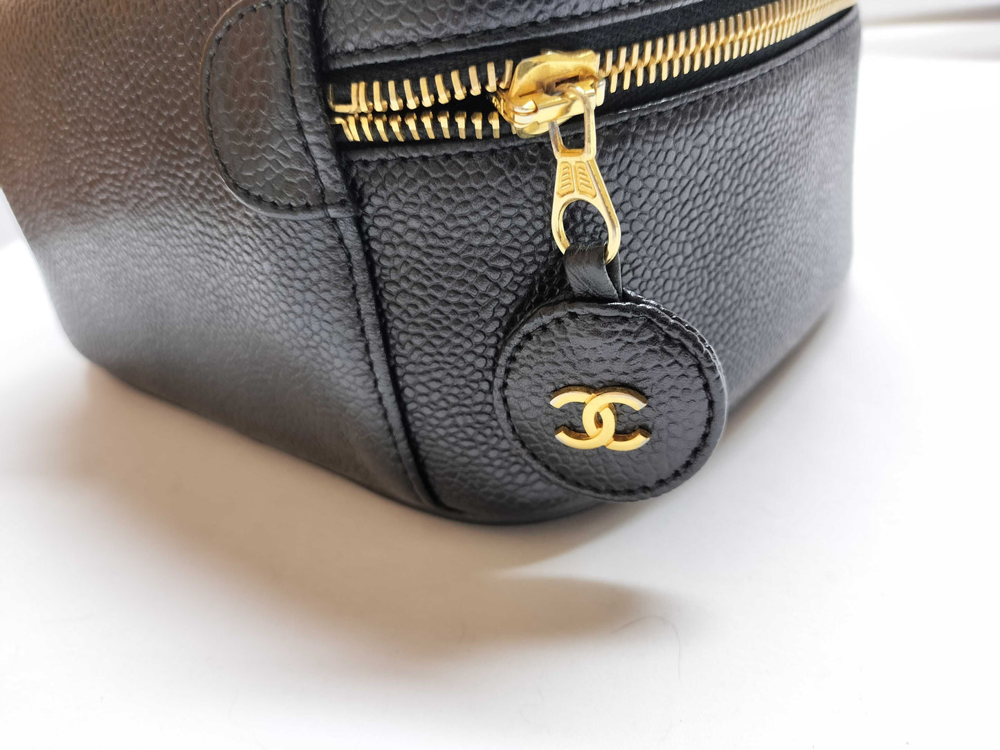 CHANEL Caviar Skin Vanity Makeup Pouch, No. 3