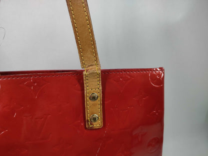 LOUIS VUITTON Vernis Reed MM Handbag