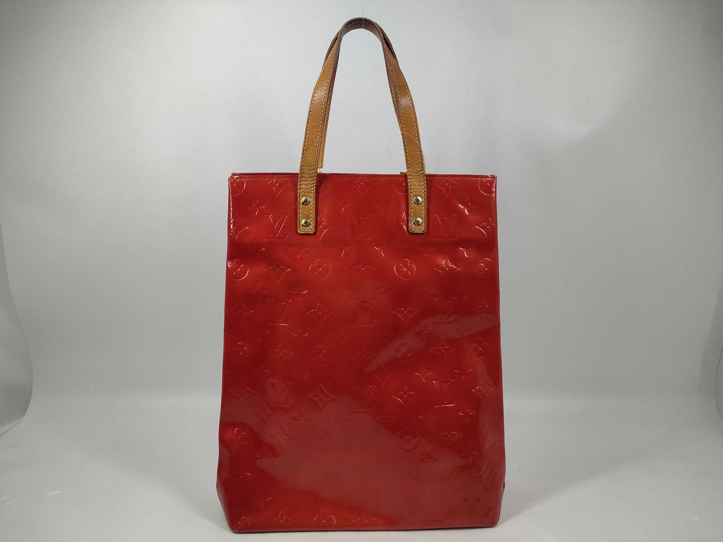 LOUIS VUITTON Vernis Reed MM Handbag