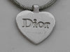 Dior Heart Motif Silver Necklace