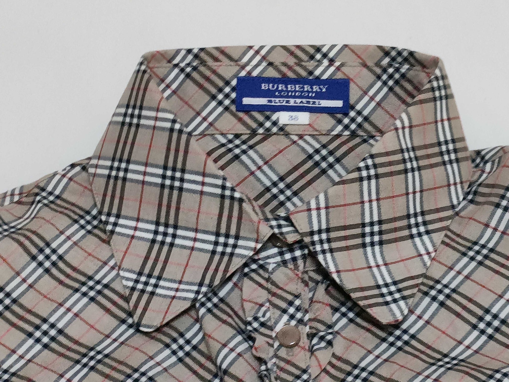 BURBERRY Blue Label Nova Check Blouse Shirt