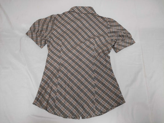 BURBERRY Blue Label Nova Check Blouse Shirt