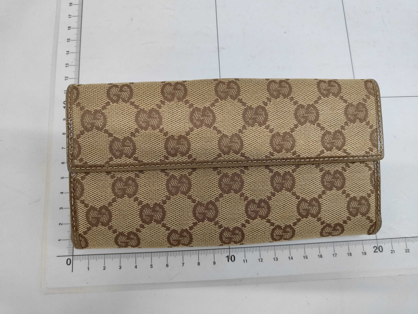 GUCCI GG Canvas Two-Piece Set 141430 & 1502 Jackie Wallet/Coin Purse