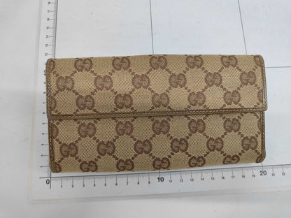 GUCCI GG Canvas Two-Piece Set 141430 & 1502 Jackie Wallet/Coin Purse