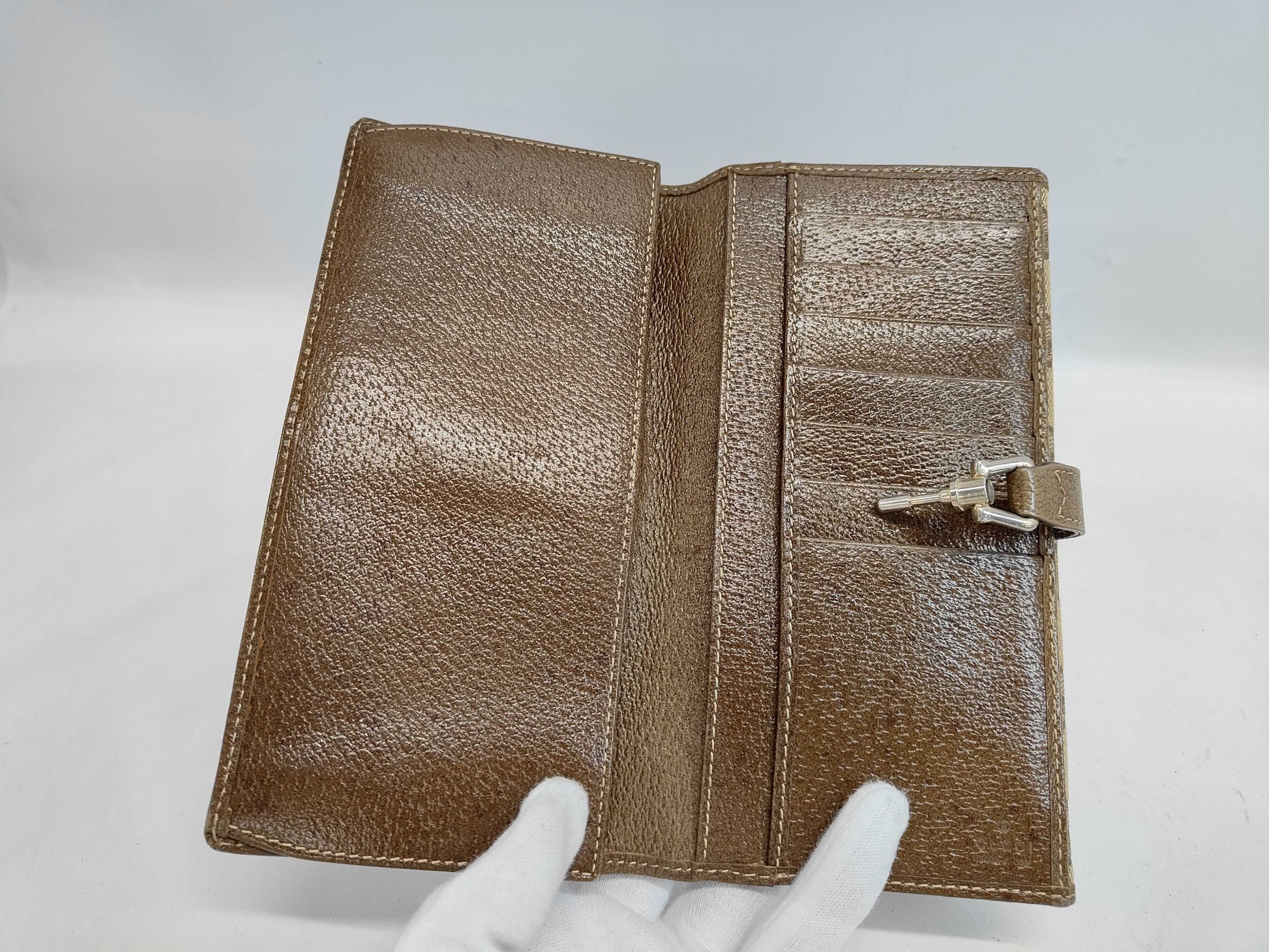 GUCCI GG Canvas Two-Piece Set 141430 & 1502 Jackie Wallet/Coin Purse