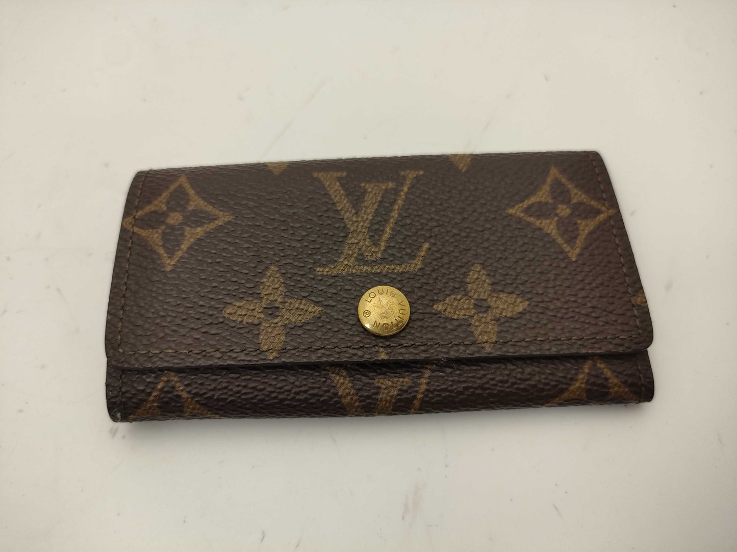 LOUIS VUITTON Monogram Key Case 4-Ring Key Case/Key Holder