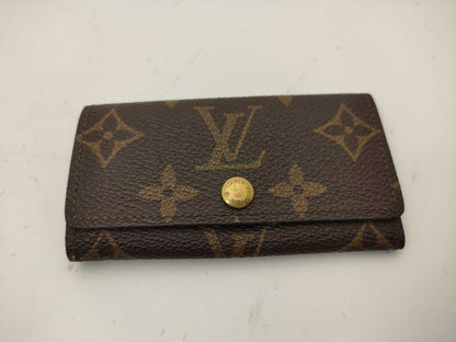 LOUIS VUITTON Monogram Key Case 4-Ring Key Case/Key Holder