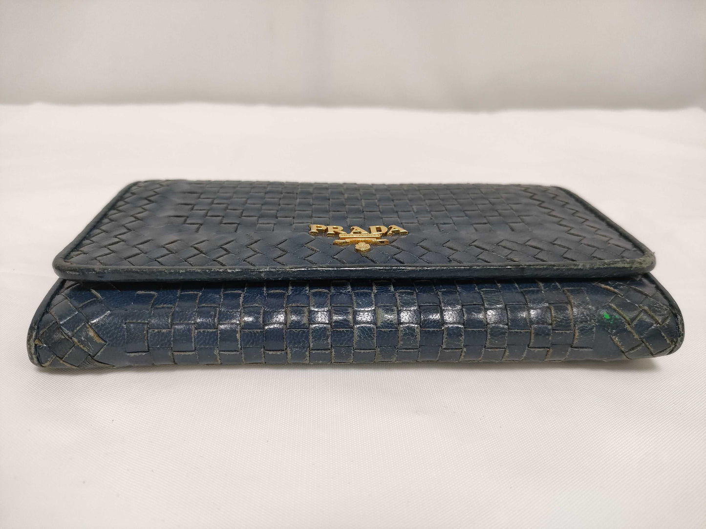 PRADA Madras Long Wallet