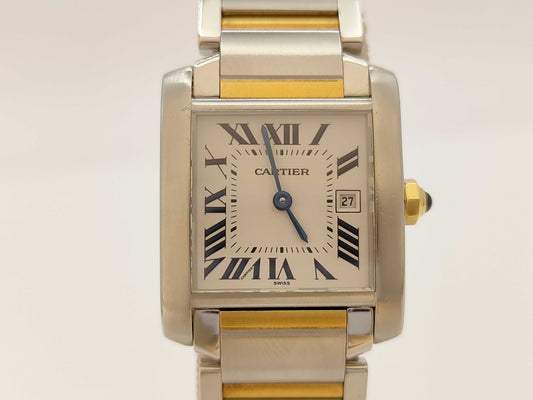 Cartier Tank Française MM W51012Q4 2465 313722CD Quartz Women's Watch