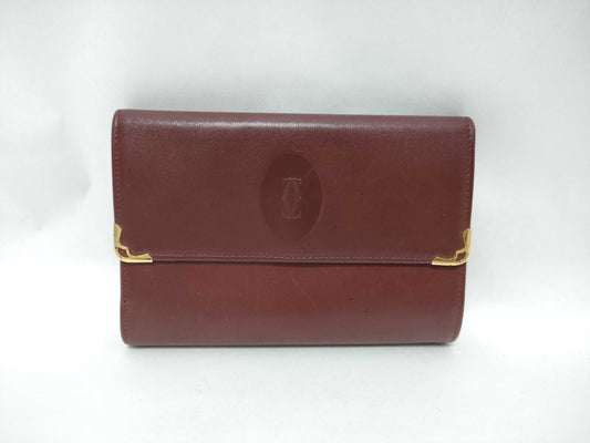 Cartier Must Clasp Wallet with Box