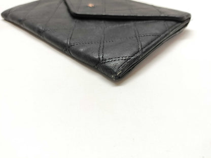 CHANEL Bicolor Lambskin Compact Wallet