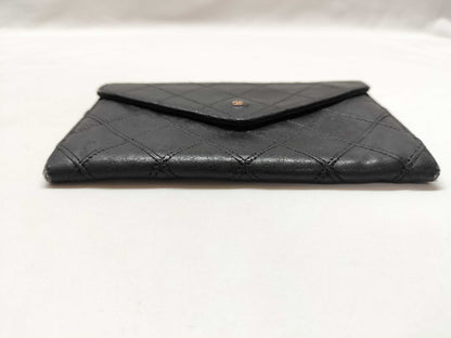 CHANEL Bicolor Lambskin Compact Wallet