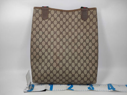 GUCCI GG Supreme PVC/Shelly/Tote Tote Bag
