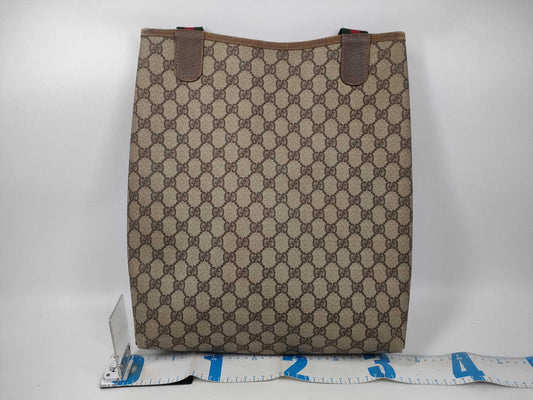 GUCCI GG Supreme PVC/Shelly/Tote Tote Bag