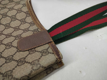 GUCCI GG Supreme PVC/Shelly/Tote Tote Bag