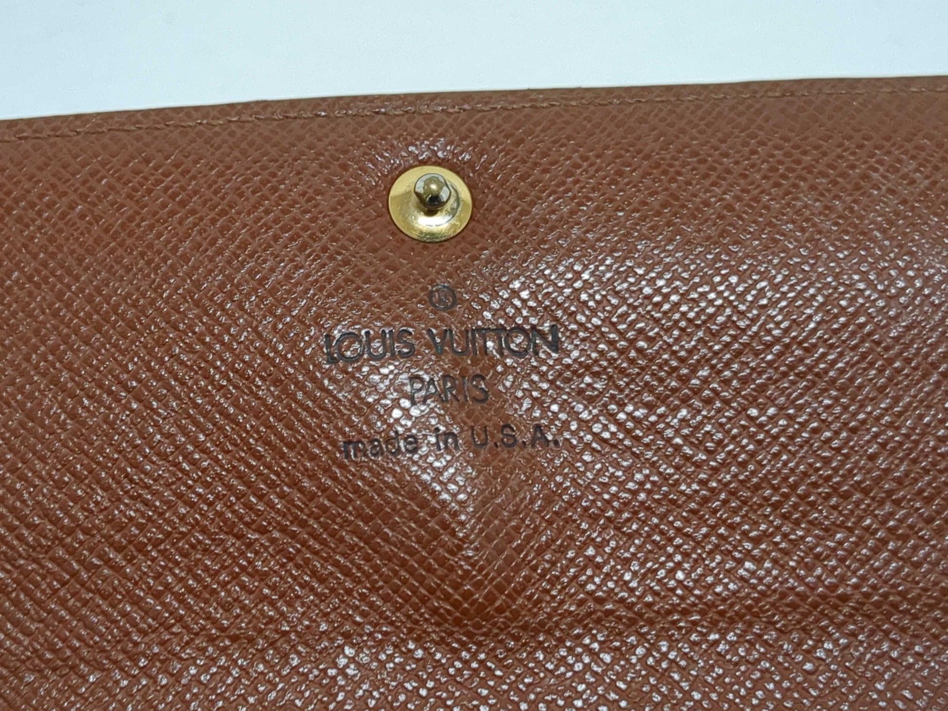 LOUIS VUITTON Monogram Portefeuille Sarah 2-piece Wallet