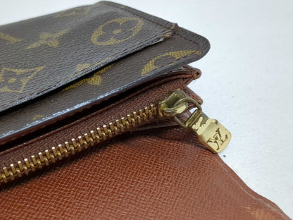 LOUIS VUITTON Monogram Portefeuille Sarah 2-piece Wallet