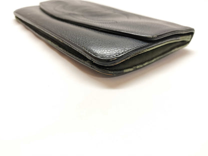 CHANEL Caviar Skin Deca Coco Wallet