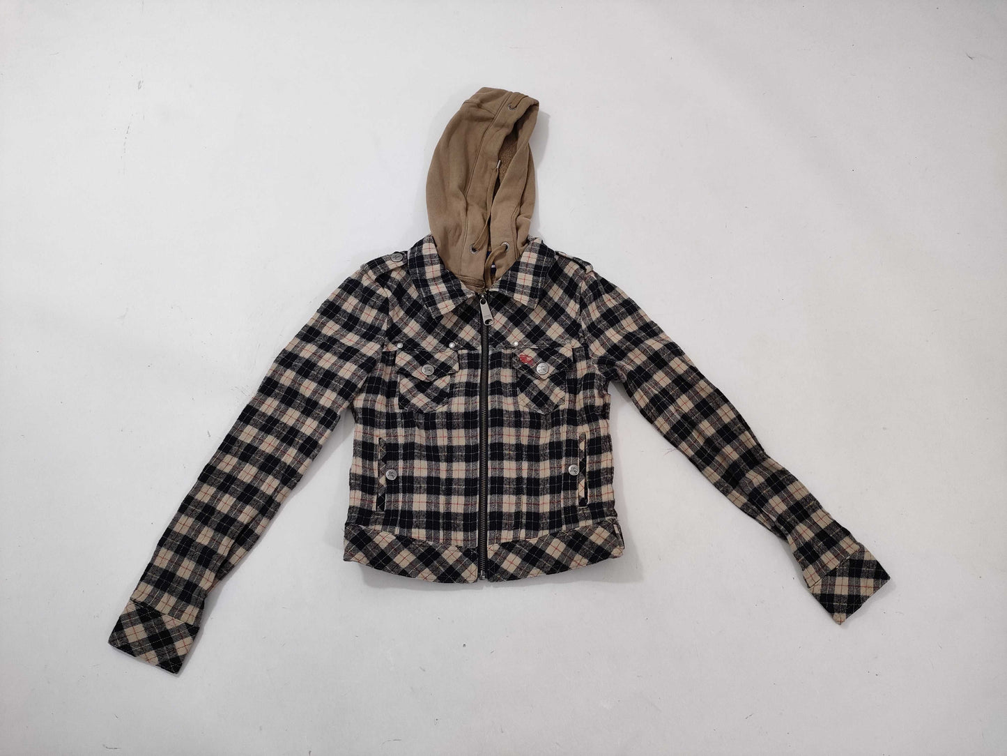 BURBERRY Blue Label Hooded Wool Jacket