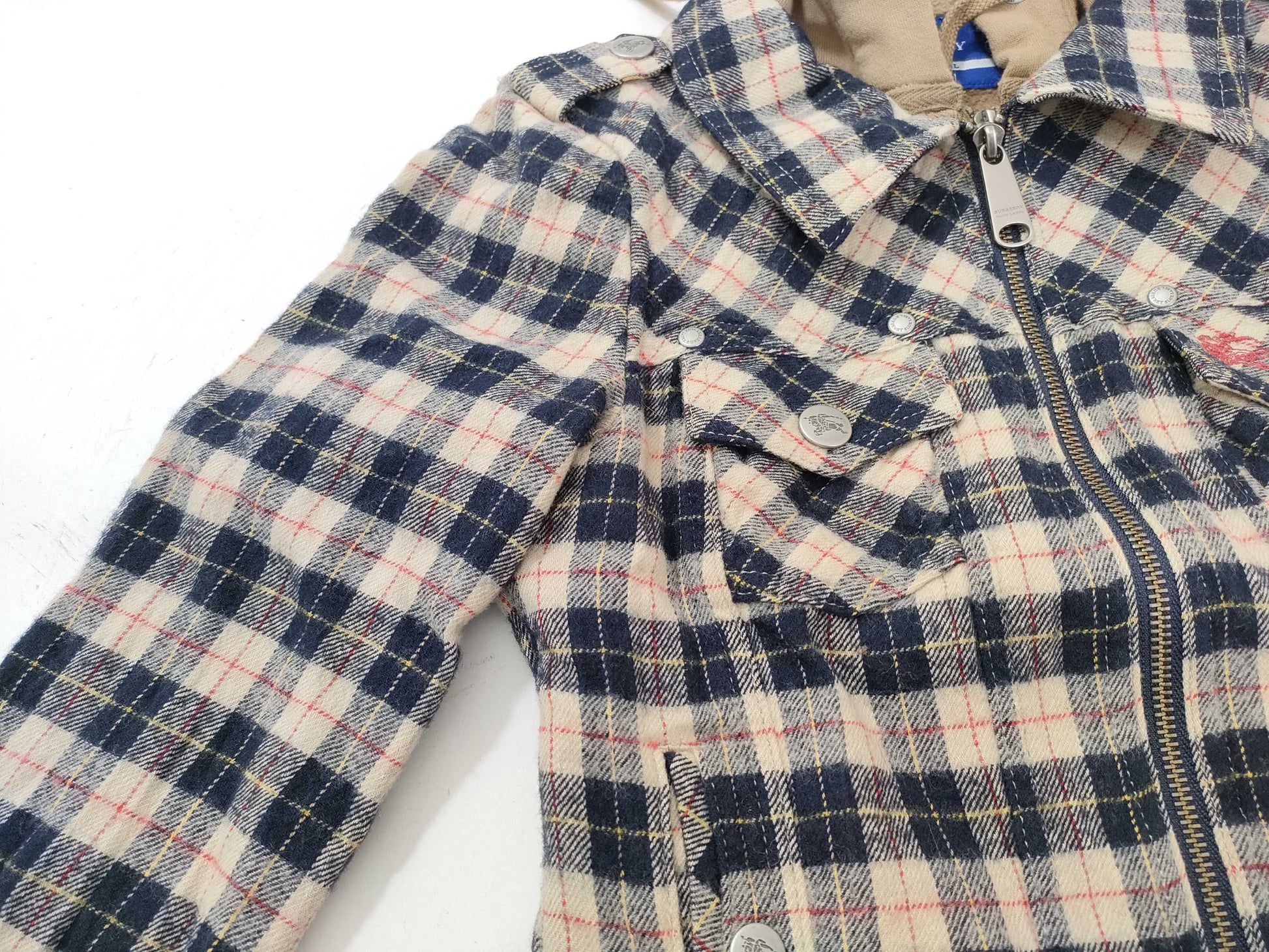 BURBERRY Blue Label Hooded Wool Jacket