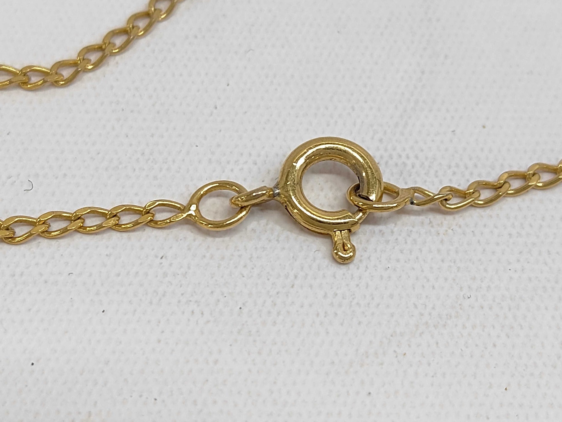 CELINE logo gold necklace