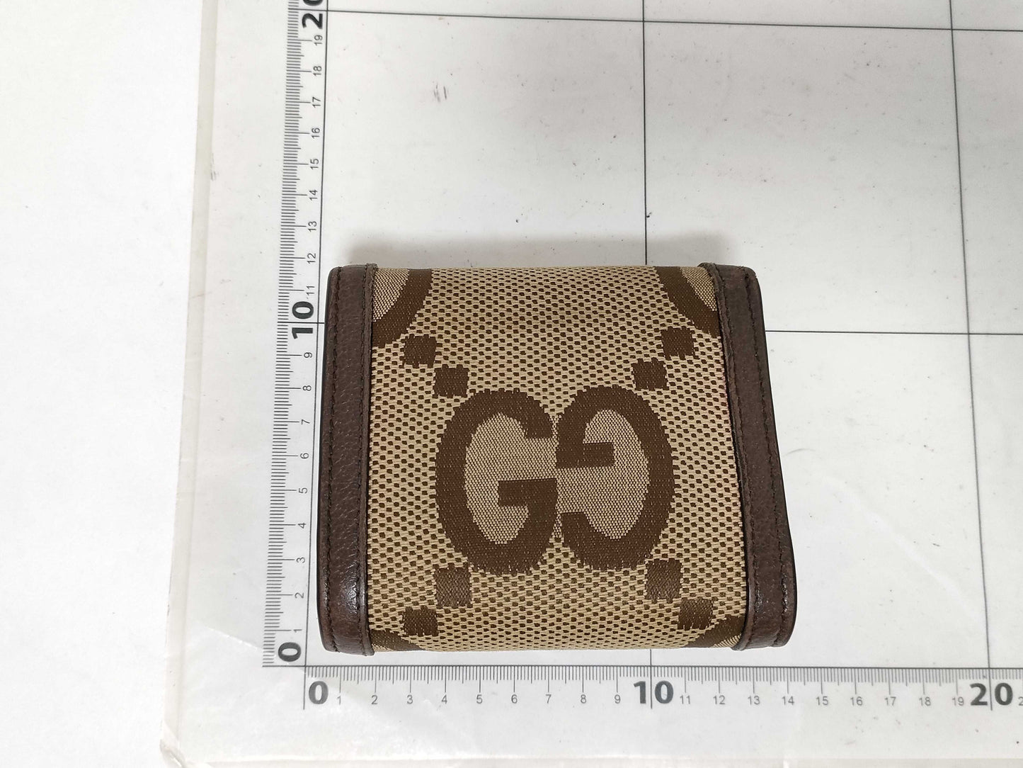 GUCCI Bamboo Jumbo GG Bamboo Mini Wallet