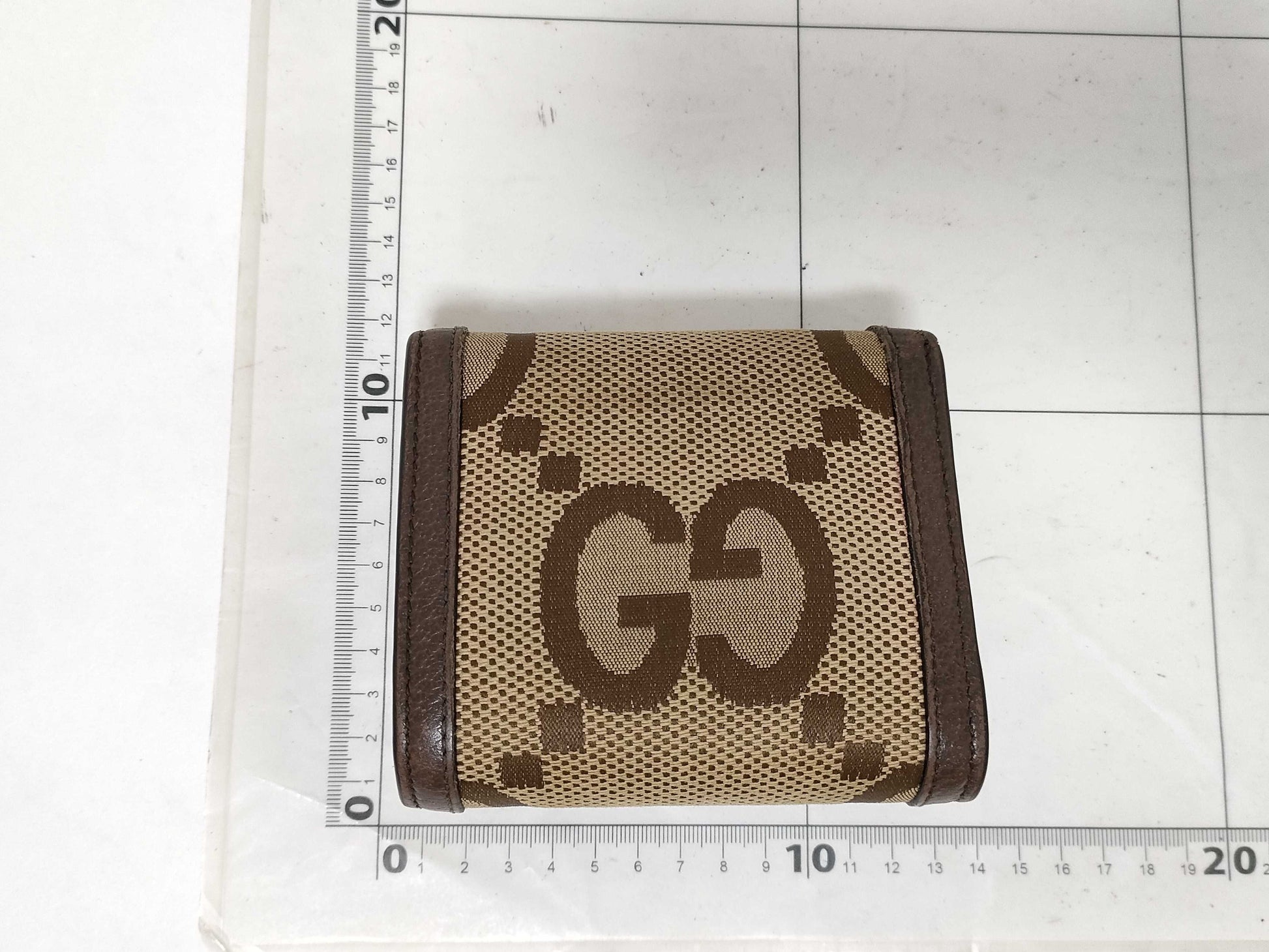 GUCCI Bamboo Jumbo GG Bamboo Mini Wallet