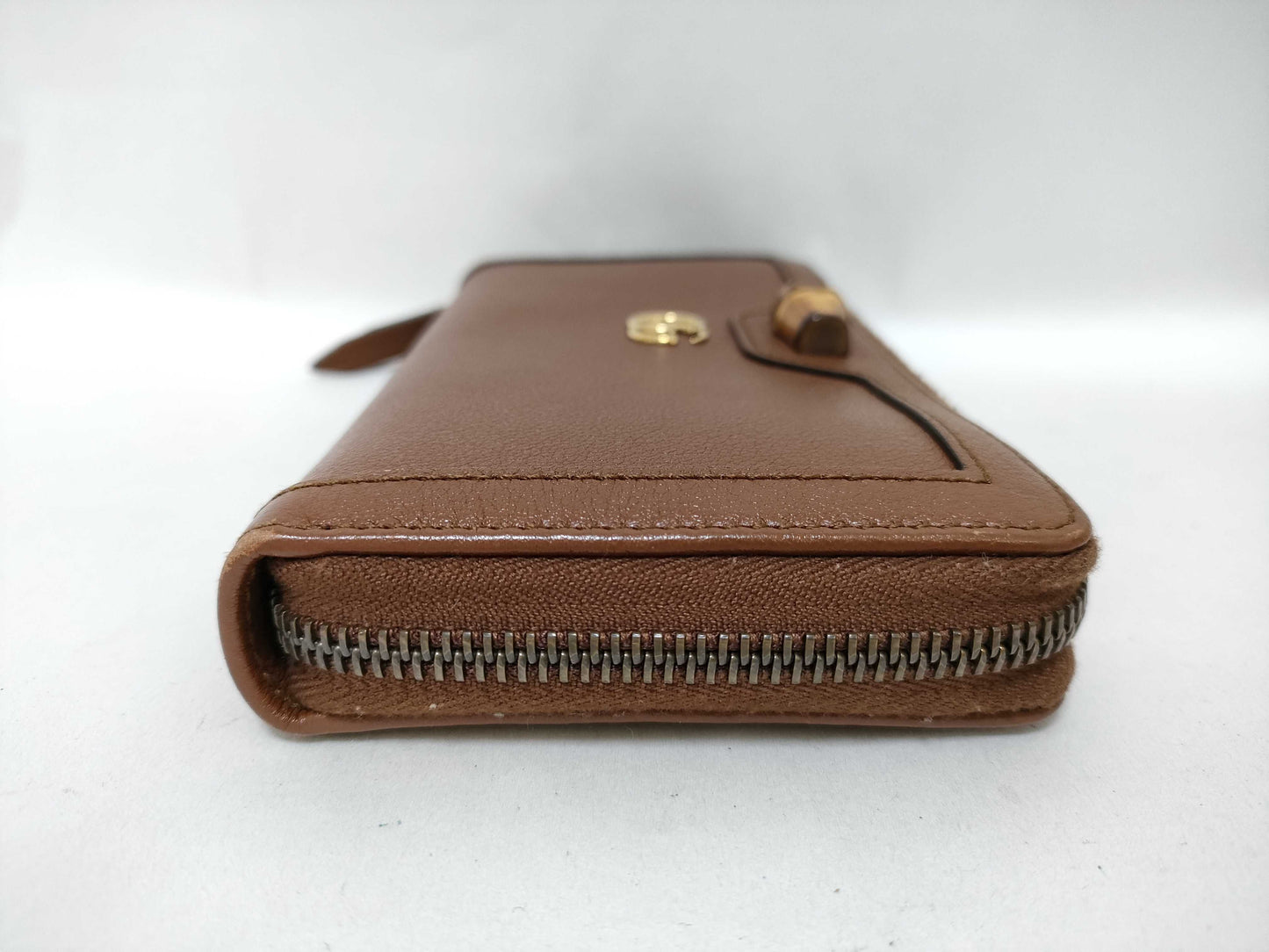 GUCCI Bamboo GG Marmont Bamboo Long Wallet