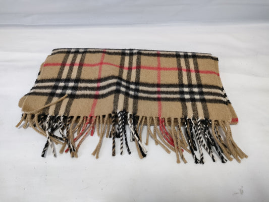 BURBERRY 100% Cashmere Nova Check Scarf