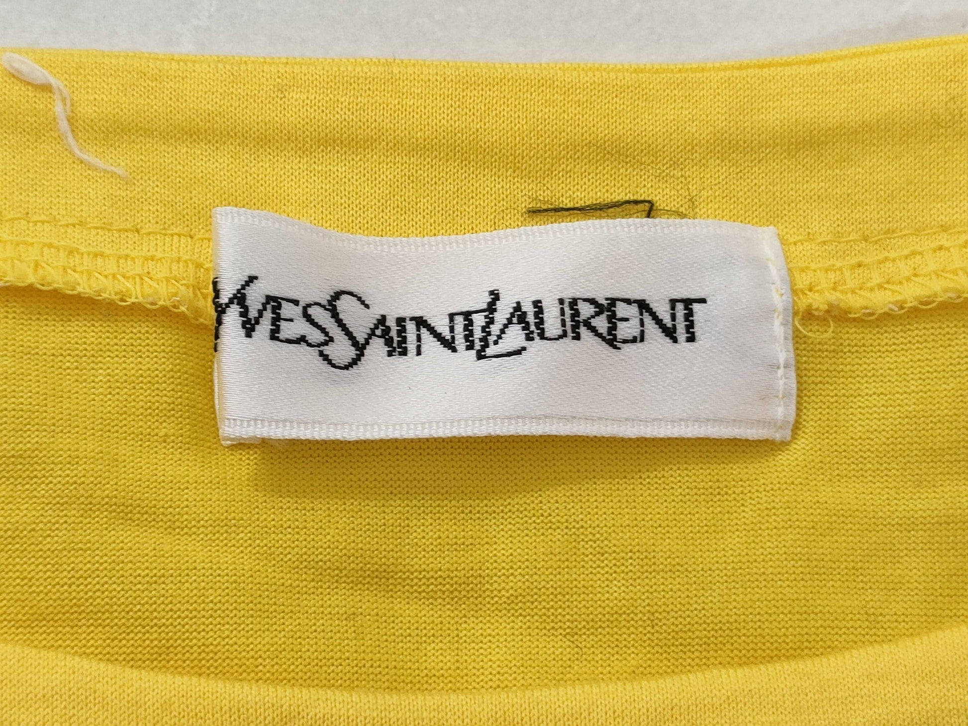 Yves Saint Laurent Tops/YSL Logo/Yellow Tops