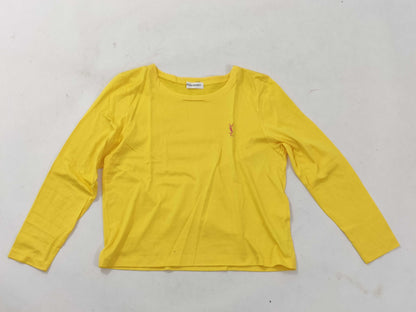 Yves Saint Laurent Tops/YSL Logo/Yellow Tops