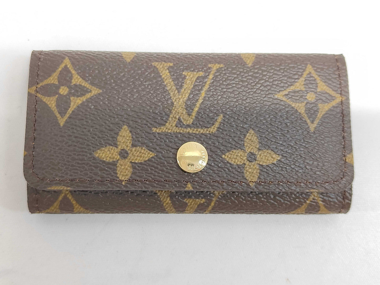 LOUIS VUITTON Monogram Multicle Key Case, 4-Ring Keychain