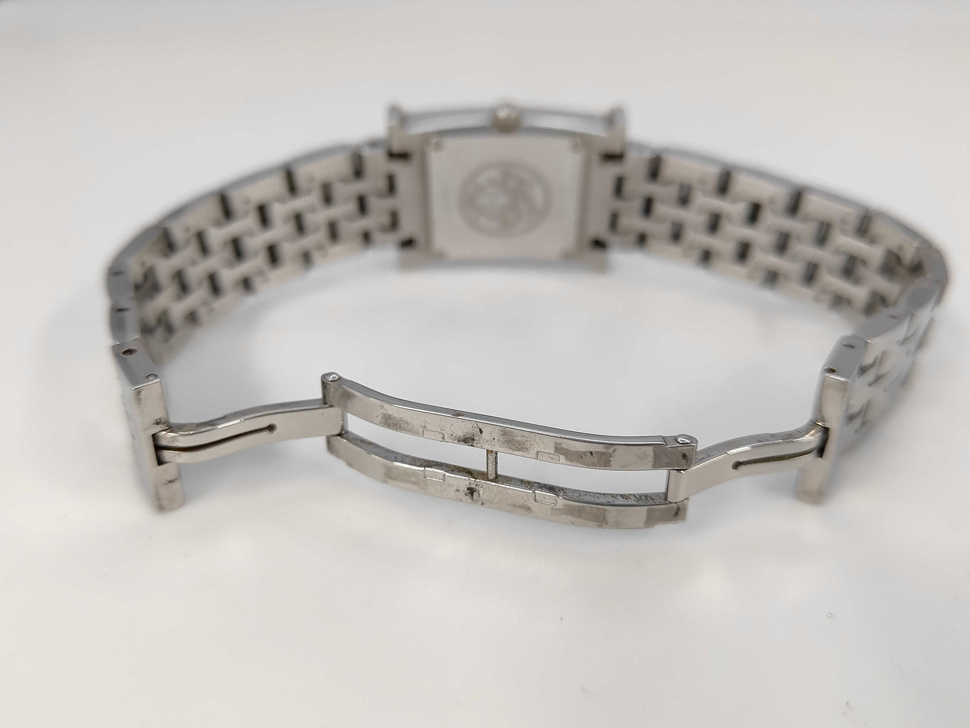 HERMES H Watch HH1.210 2014119 Quartz Orange Dial Women's Watch