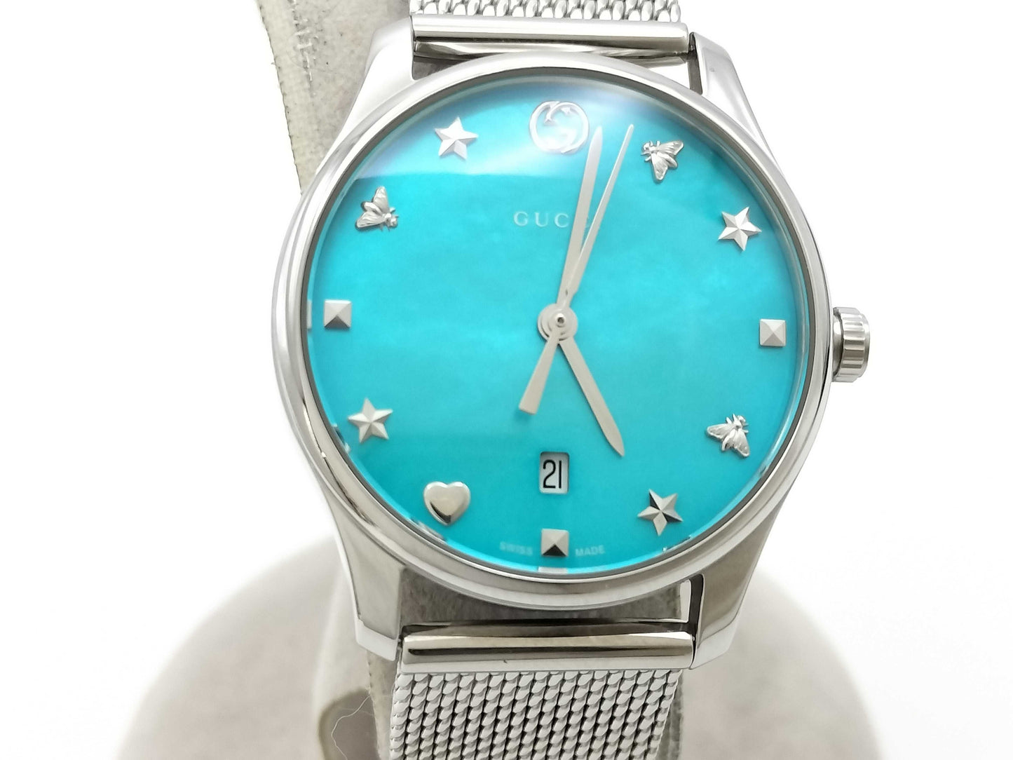 GUCCI Timeless 126.5 17321178 Quartz Shell Dial Women's Watch