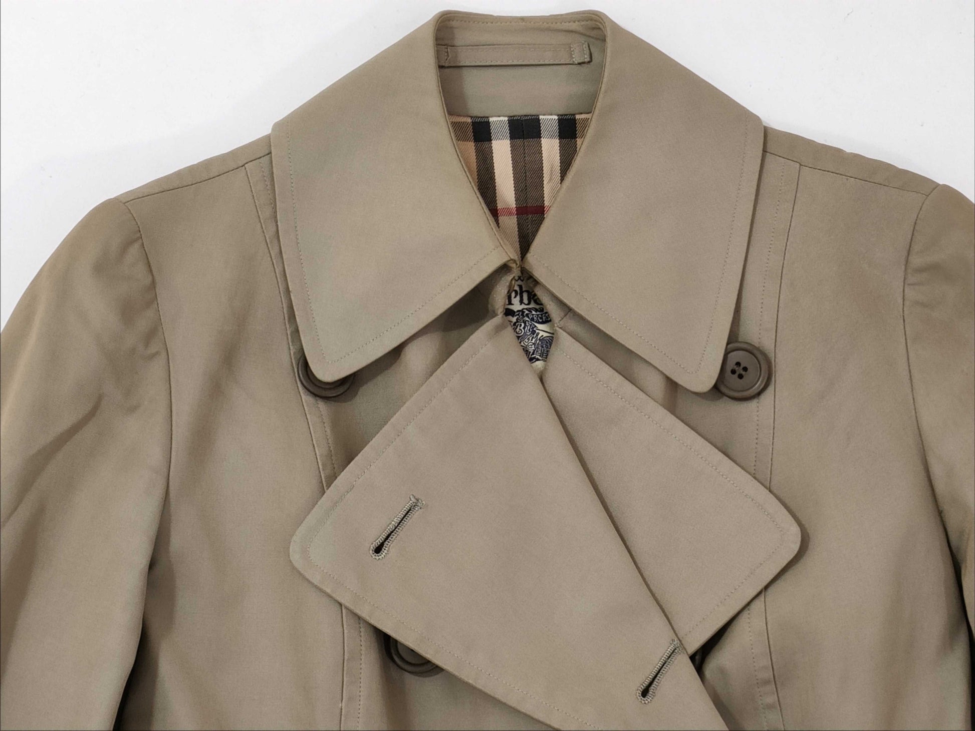 Burberrys Nova Check Lining Coat