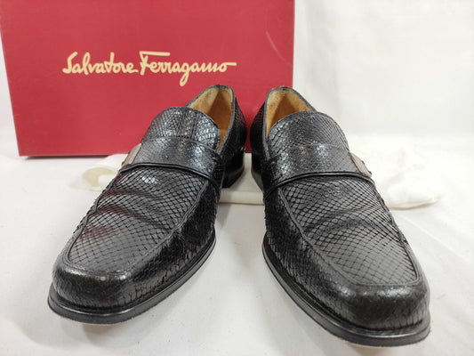 Salvatore Ferragamo Python Men's Business Shoes
