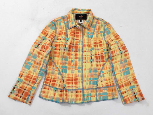 FENDI shirt/all-over print shirt